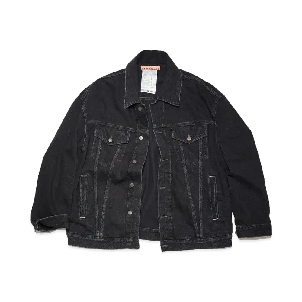 Acne Studios Monogram Denim Jacket #3 "Black"