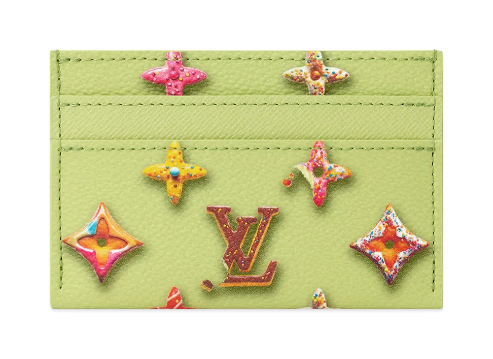 Louis Vuitton Double Card Holder "Pistachio"