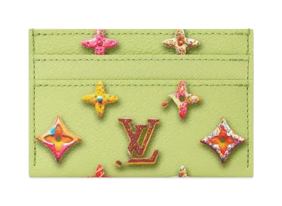Louis Vuitton Double Card Holder "Pistachio"