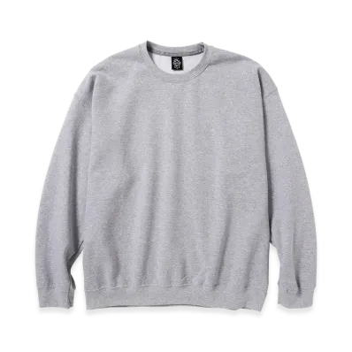 ALWAYTH Reflective logo Crewneck "Heather Gray"
