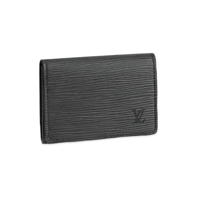 Louis Vuitton Enveloppe Carte de Visite Epi Leather "Noir"
