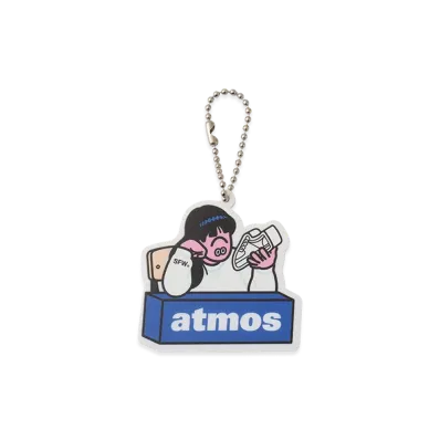 atmos x Face Oka x SFW Acrylic Keychain "White"
