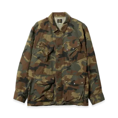 NEEDLES Jungle Fatigue Jacket - Cotton Ripstop "Woodland"