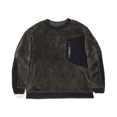 CMF OUTDOOR GARMENT Precold Fleece Tee "Chacoal Black"
