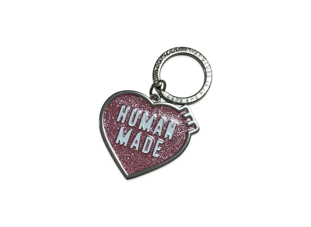 HUMAN MADE Harajuku Exclusive Heart Keyring "Pink"