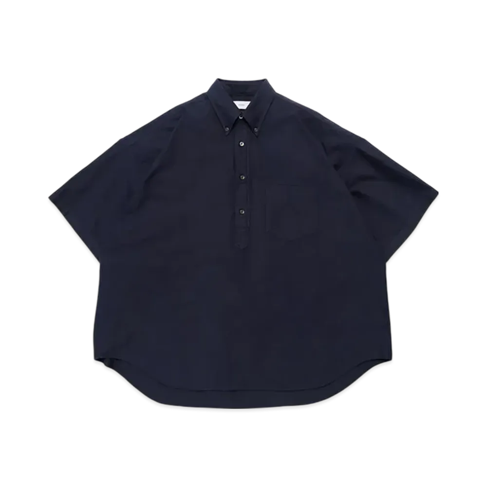 Graphpaper Oxford S/S Oversized B.D Pullover Shirt "White"
