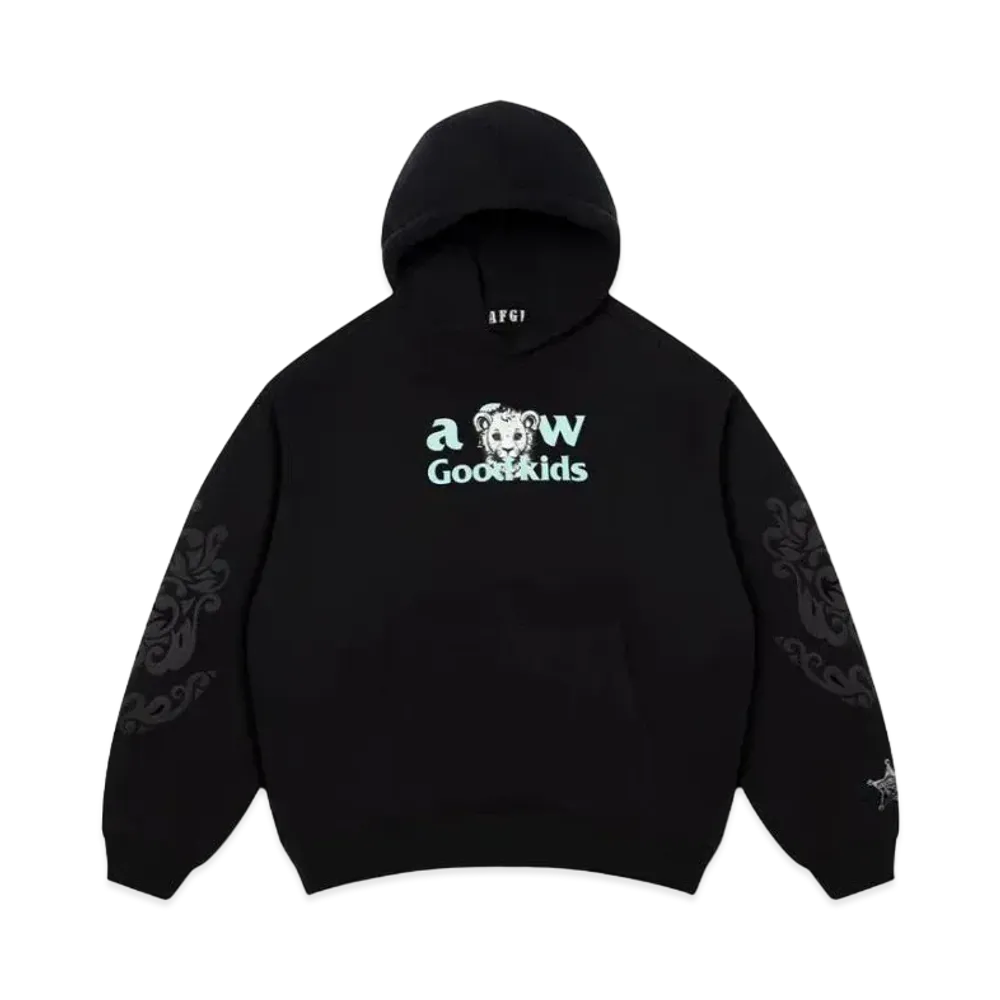 A FEW GOOD KIDS Lion Logo Hoodie "Black"