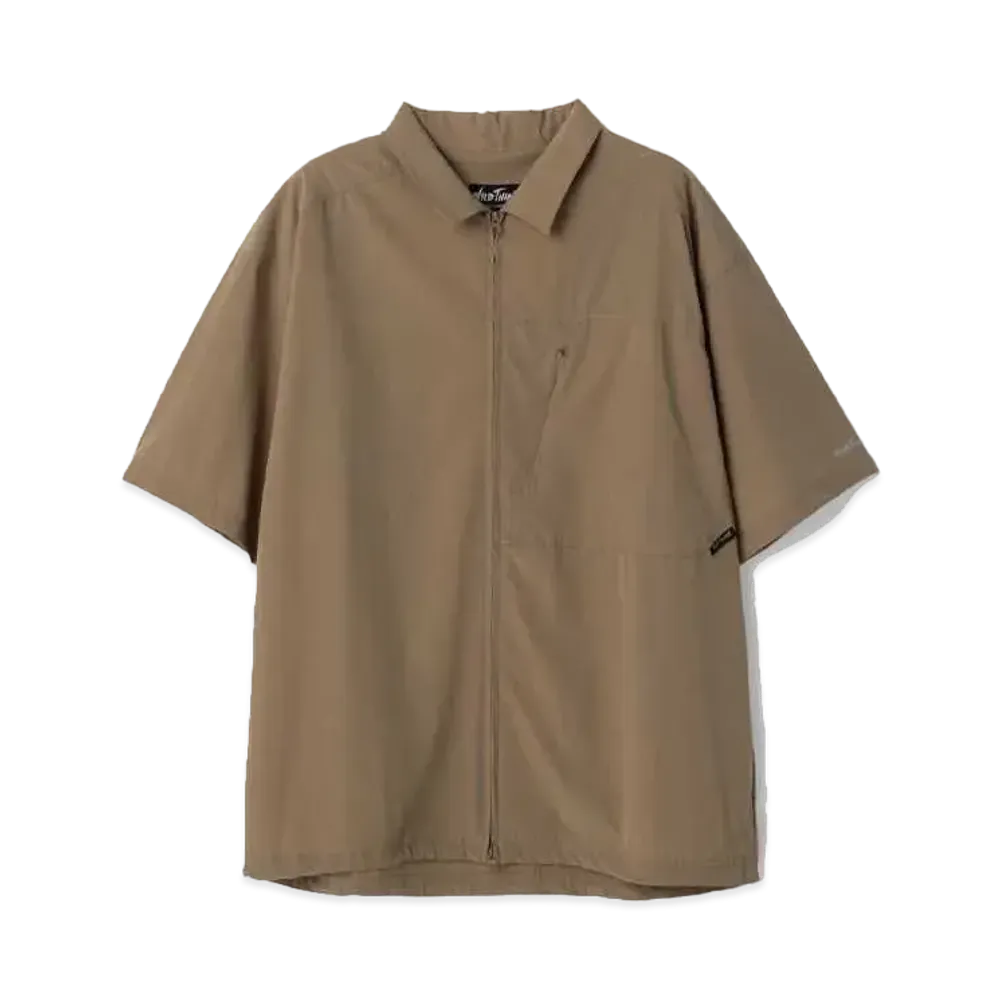 WILD THINGS SLANT S/S SHIRT "BEIGE"