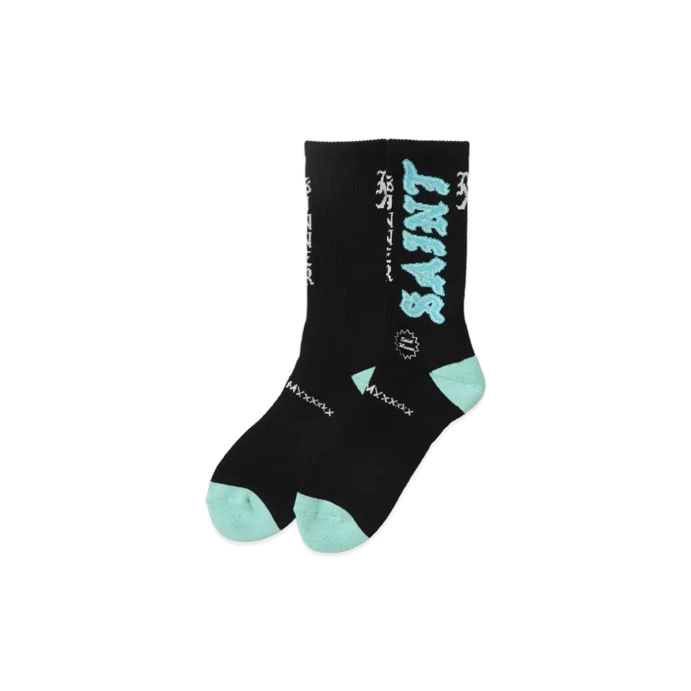 SAINT Mxxxxxx Socks Aint "Black/Blue"