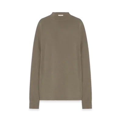 The Row Women's Raveena Cotton T-Shirt "Light Sepia"