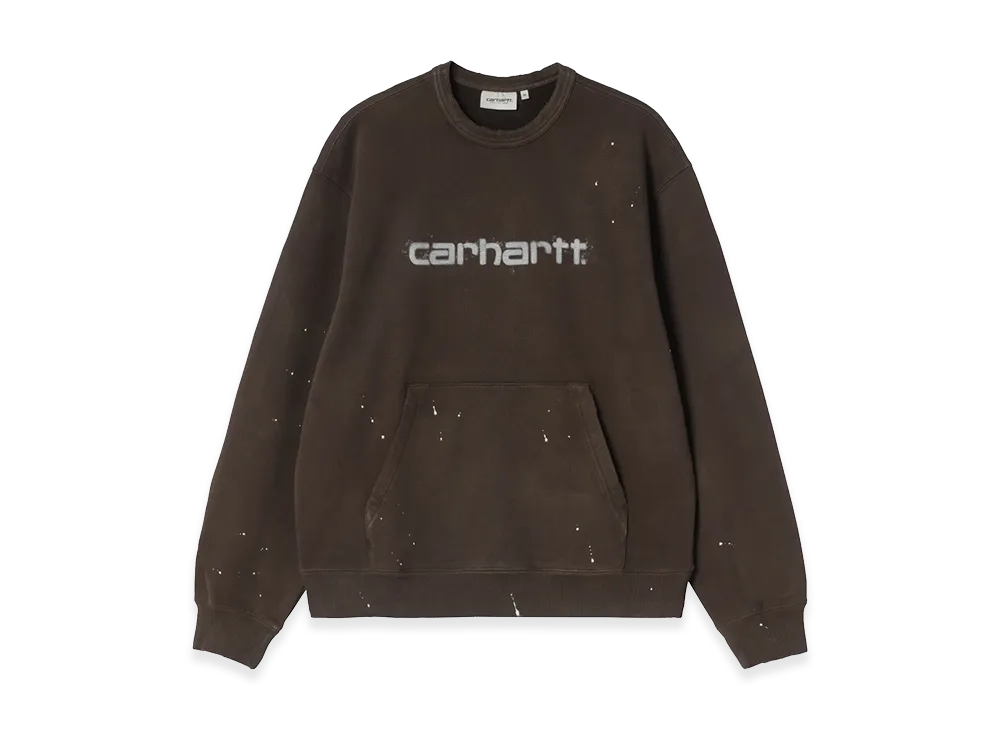 Carhartt WIP Painter Sweat "Tobacco Destroy Wash Spl"