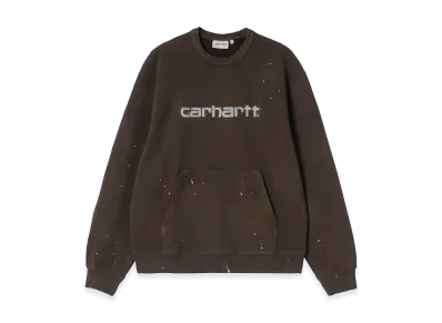 Carhartt WIP Painter Sweat "Tobacco Destroy Wash Spl"