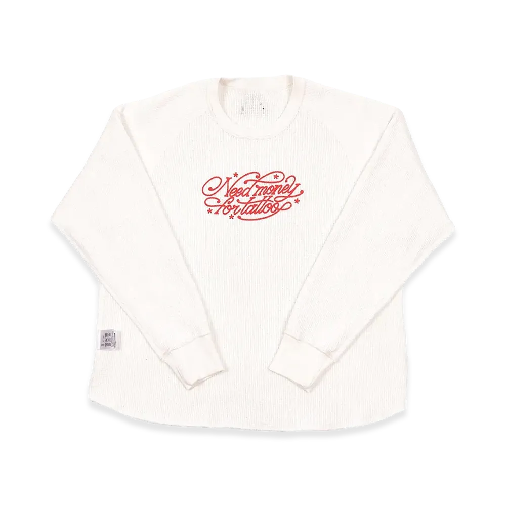 BEAMS x TATTOO STUDIO YAMADA Reversible Thermal "White"