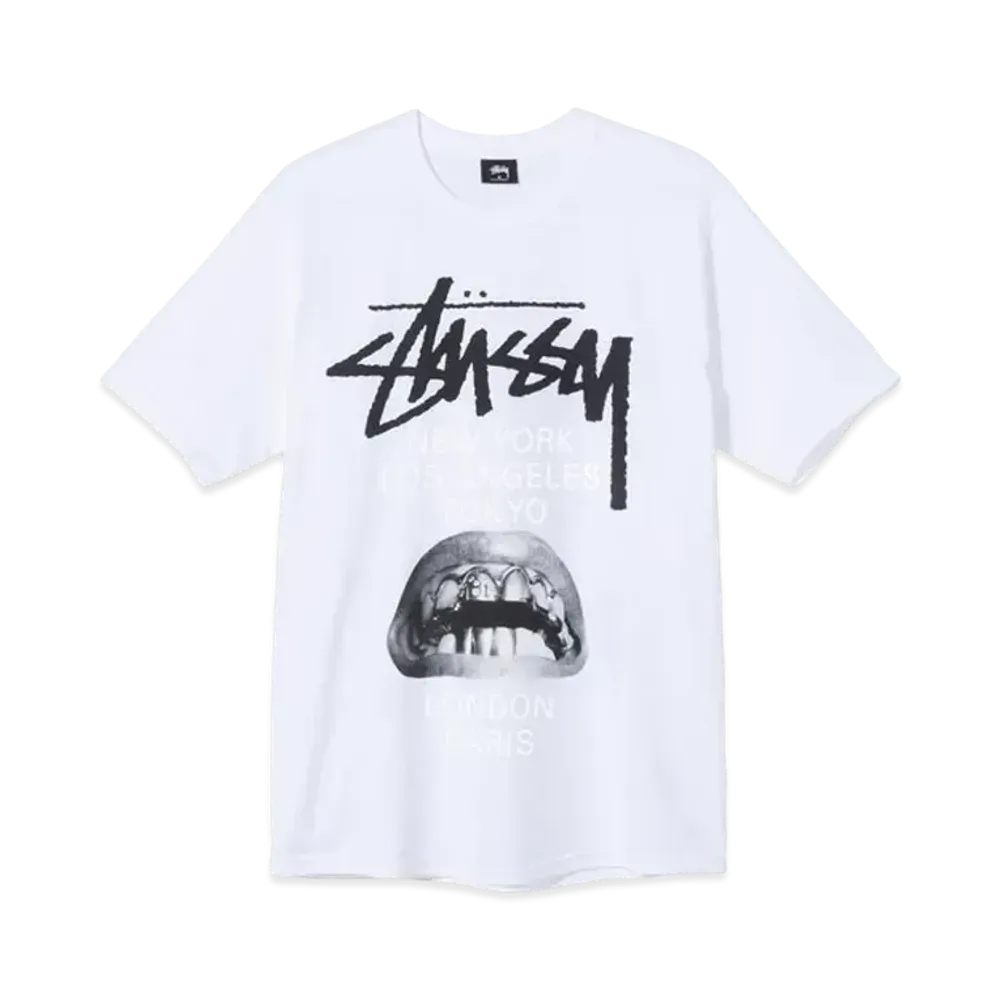 Stussy x Rick Owens World Tour Collection T-Shirt "White"