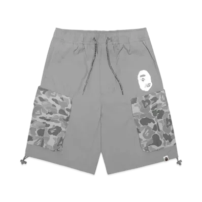 A BATHING APE NEW BALANCE SHORTS "Grey"