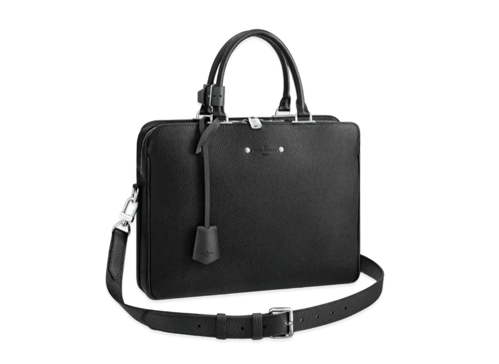 ルイヴィトン アルマンド・ブリーフケース MM トリヨン "ノワール" M54381