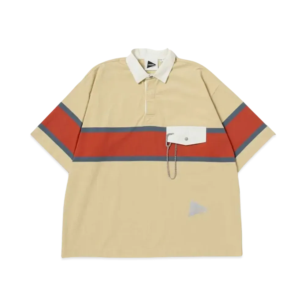 GRAMICCI x and wander Tech Rugby Shirt "Yellow"