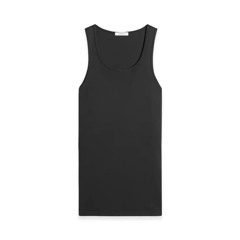 LEMAIRE Jersey Tank Top "Squid Ink"