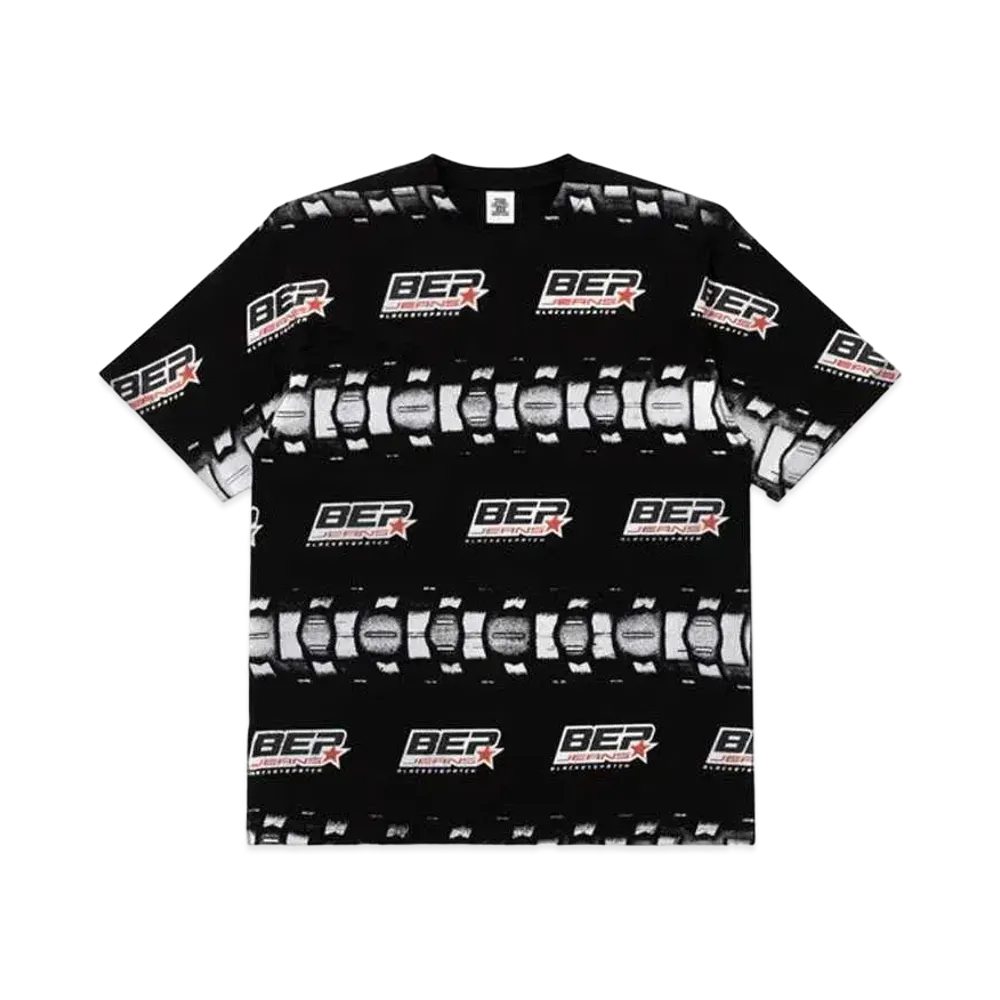 BlackEyePatch BEP Jeans Tire Bordered Tee "Black"