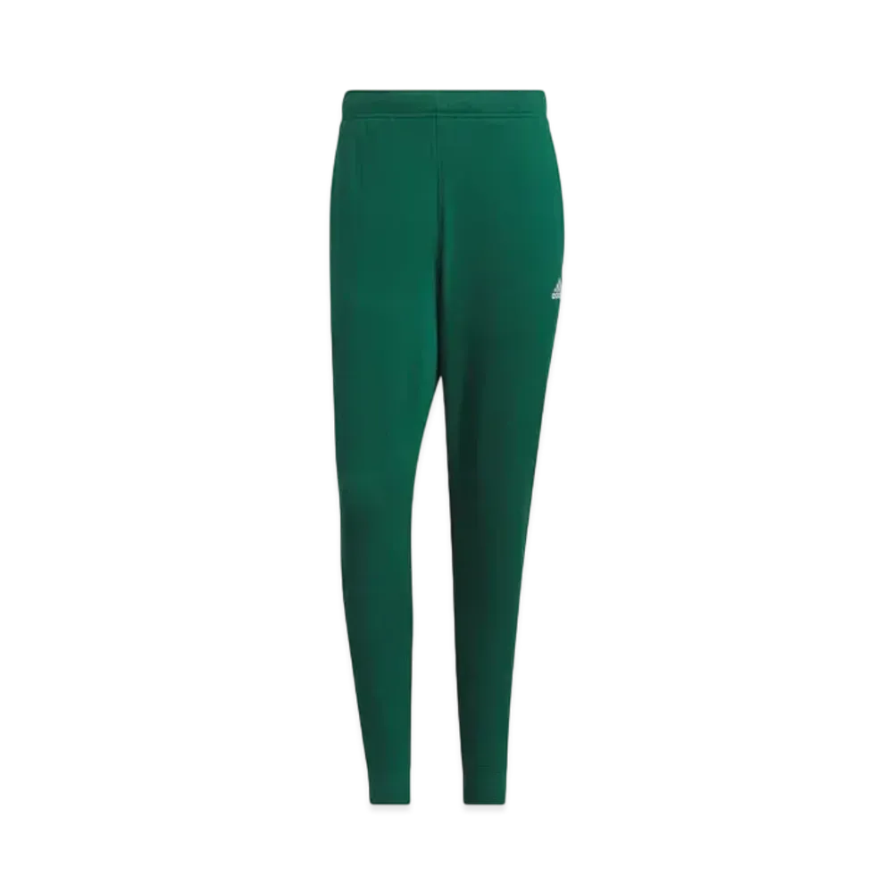 adidas Essentials Plus Regular Fit Small Logo French Terry Cuff Pants "Collegiate Green"