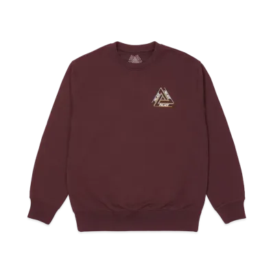 PALACE BASICALLY A TRI-FERG CREW "Burgundy"
