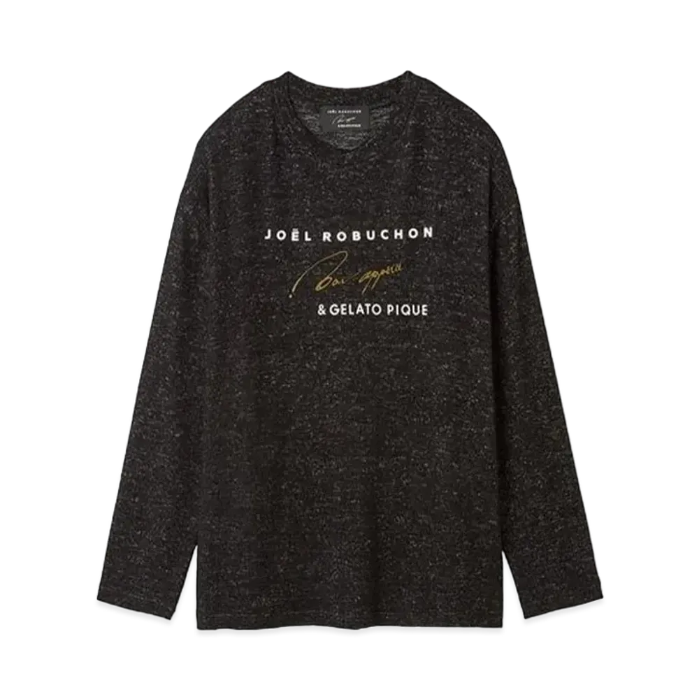 GELATO PIQUE x JOEL ROBUCHON Homme Snow One Point Long T-Shirt "Black"