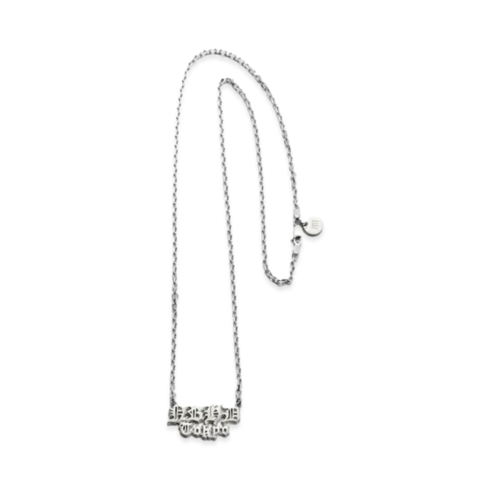 NEIGHBORHOOD Silver NBHD Logo Necklace "Silver"