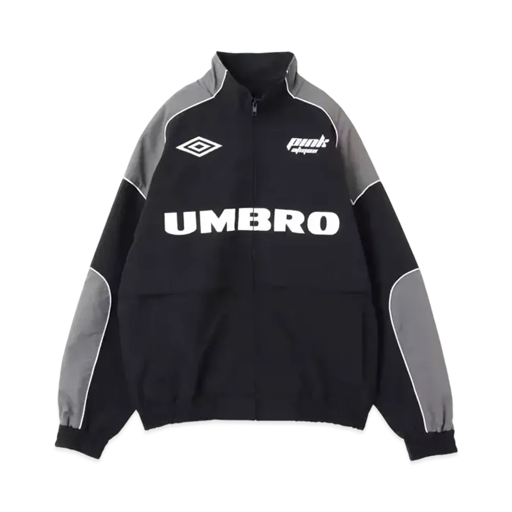 atmos pink x UMBRO Track Jacket "Black"