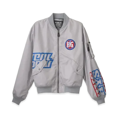 HYSTERIC GLAMOUR LUMINE EST SHINJUKU Limited MA-1 Jacket "Gray"