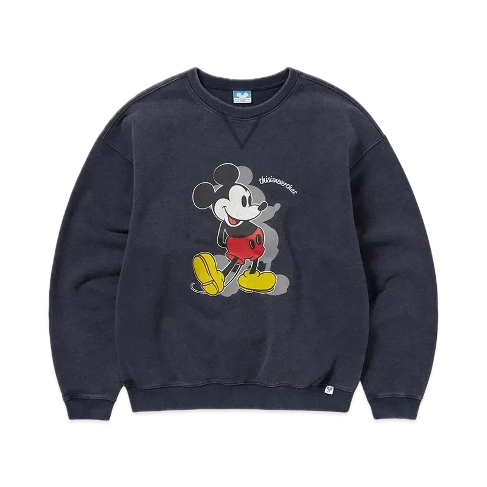 thisisneverthat x Disney Mickey Classic Crewneck "Navy"