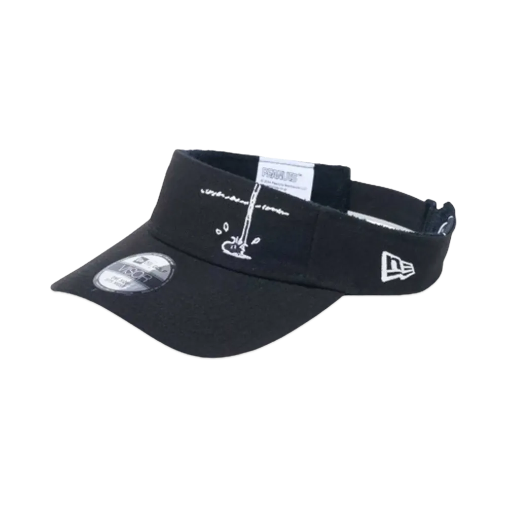 NEW ERA x PEANUTS Golf Sunvisor "Black"