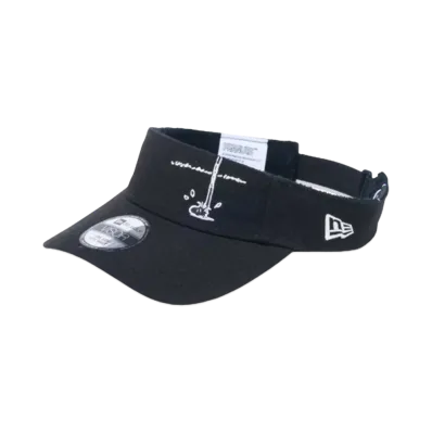 NEW ERA x PEANUTS Golf Sunvisor "Black"