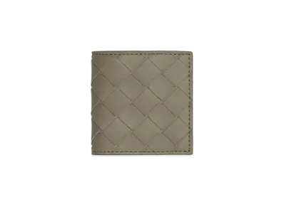 Bottega Veneta Folded Coin Purse "Taupe"