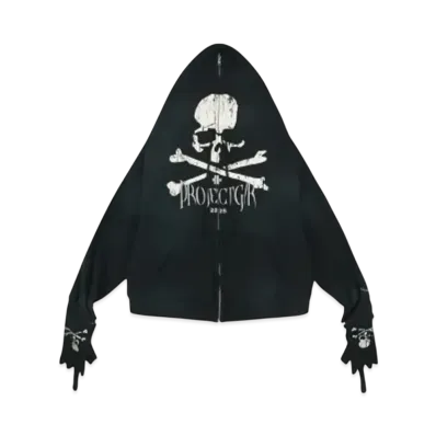 mastermind JAPAN x PROJECT G/R Zygon Hooded Zip-Up "Black"