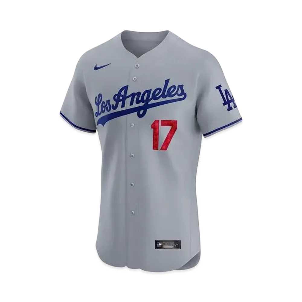 MLB Nike Dodgers Shohei Ohtani Elite Jersey Road "Grey"