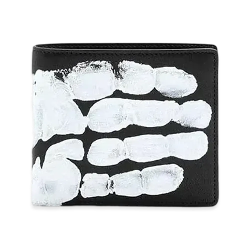Maison Margiela Hand-Painted Bi-Fold Wallet "Black"
