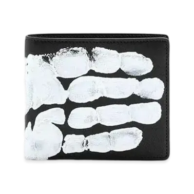 Maison Margiela Hand-Painted Bi-Fold Wallet "Black"