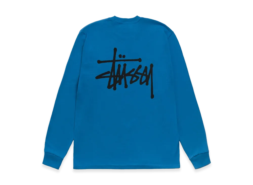 Stussy Basic Stussy LS Tee "Blue"