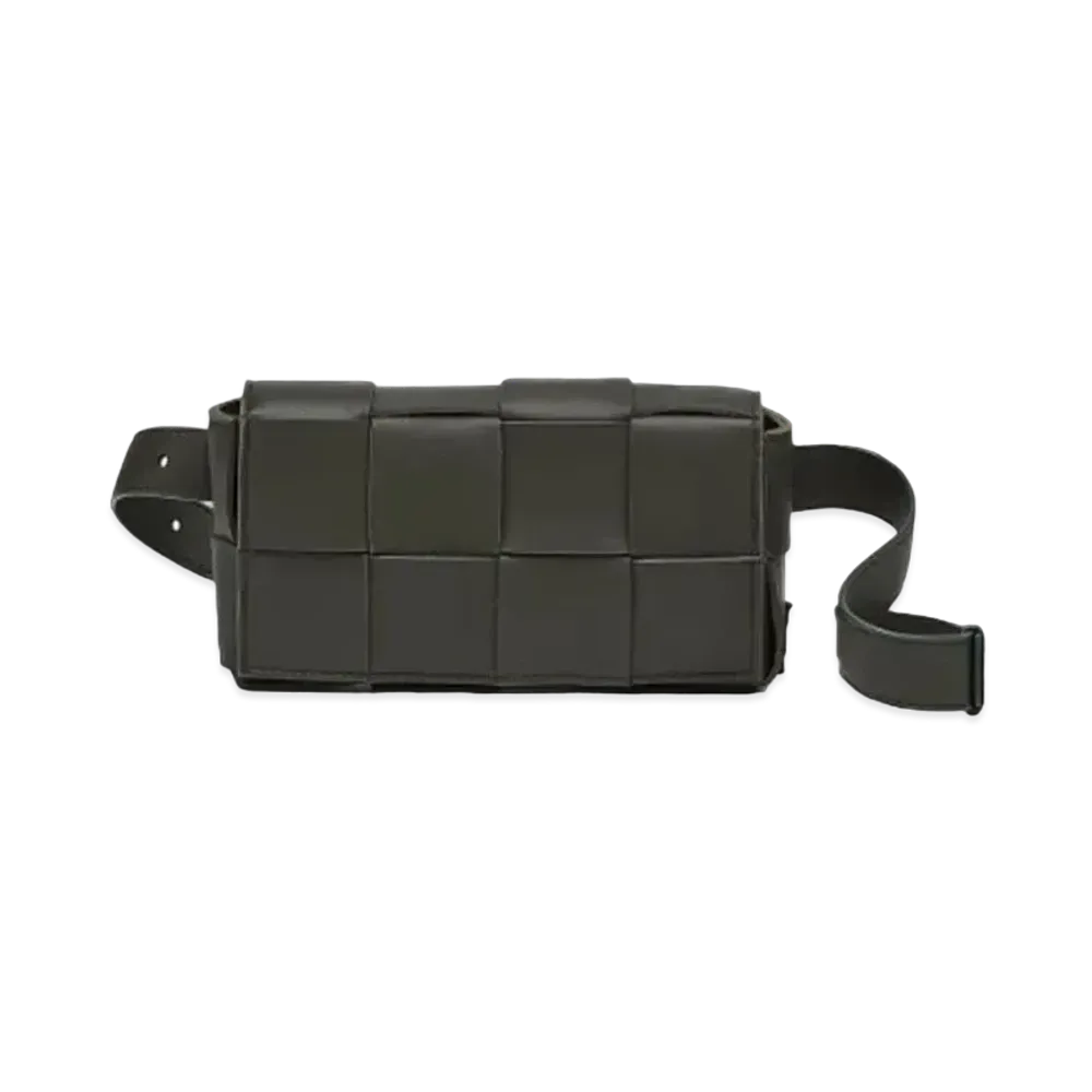 Bottega Veneta Cassette Waist Bag "Field Green"