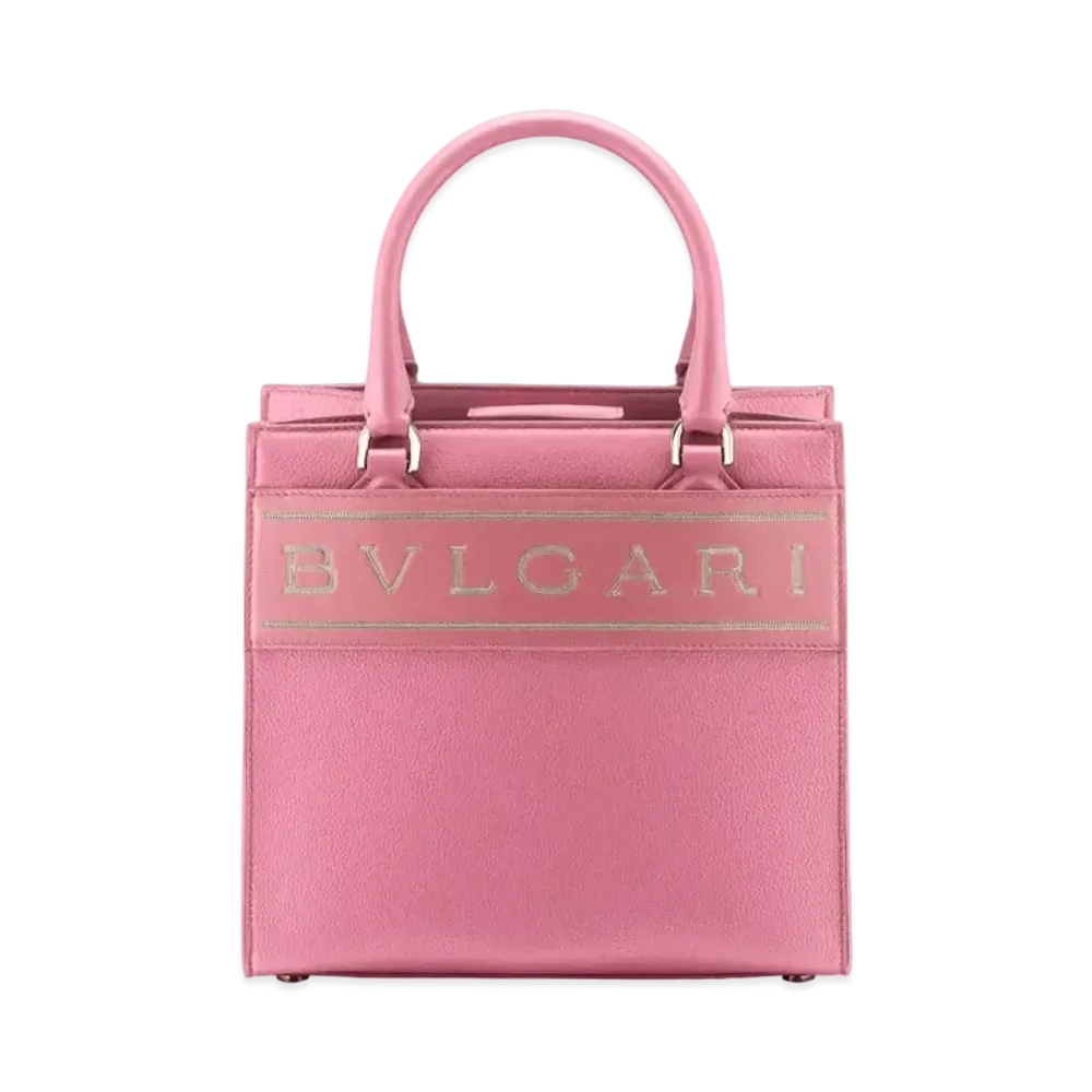 BVLGARI BVLGARI Logo Tote "Pink"