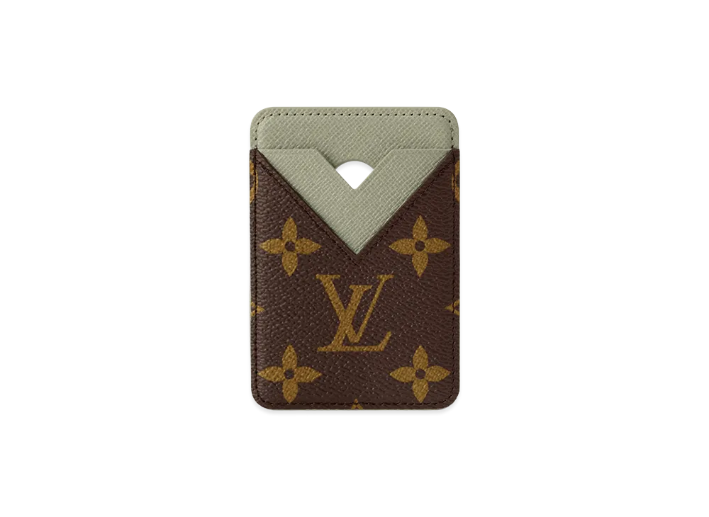 Louis Vuitton Magnetic Card Holder "Vert Asnieres"