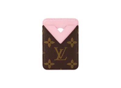 Louis Vuitton Magnetic Card Holder "Monogram Fresh Pink"