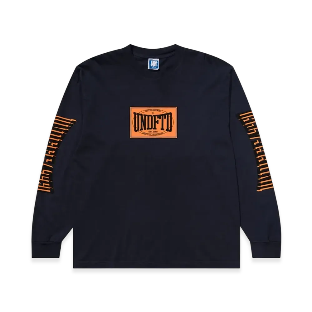 UNDEFEATED Knockout L/S Tee "Navy"