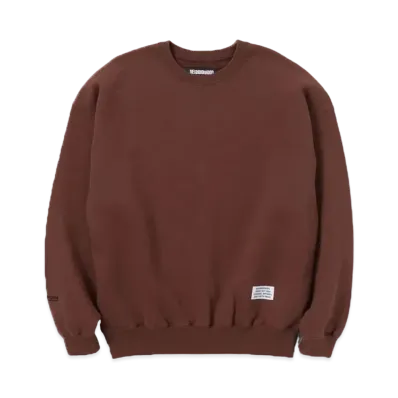 NEIGHBORHOOD SD-S Crewneck LS . CO "Brown"