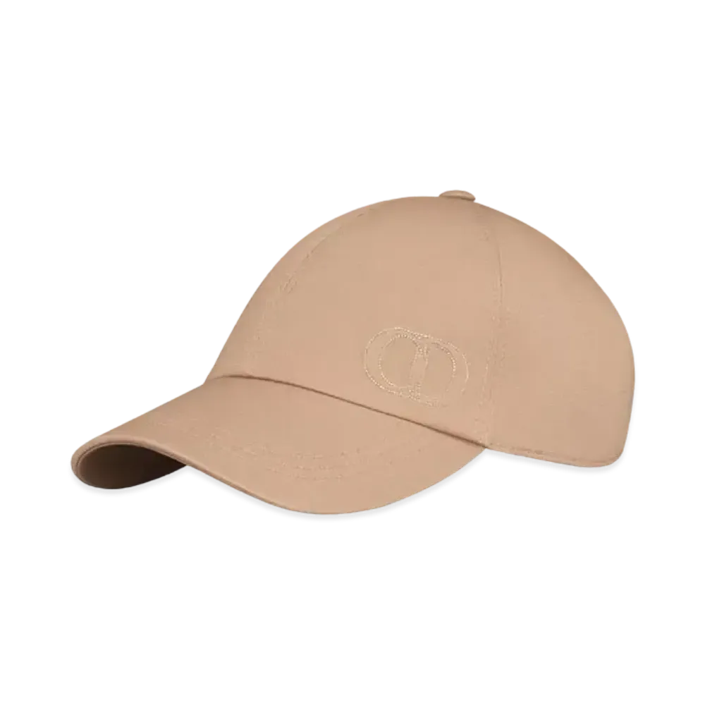 Dior CD Icon Cap Cotton Gabardine "Beige"