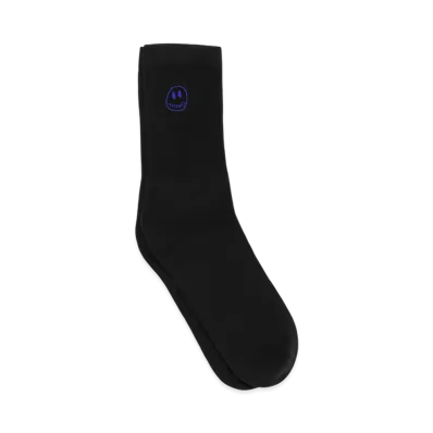 Civilist Mono Smiler Socks "Black"