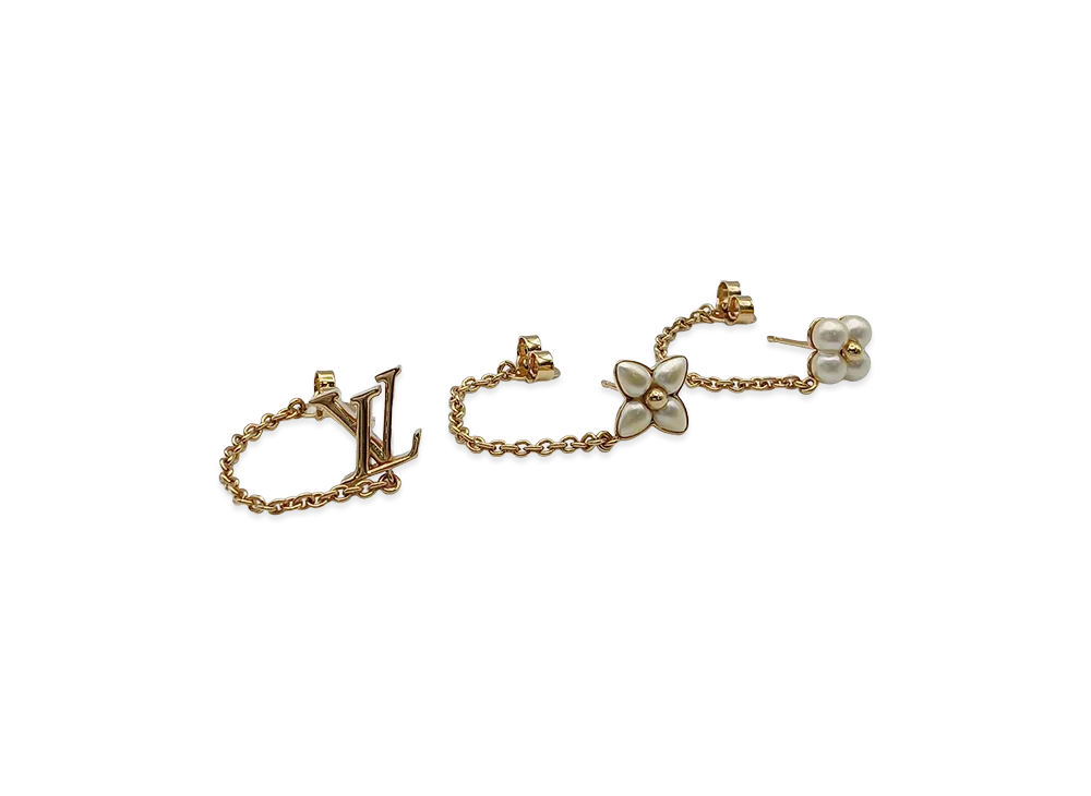 Louis Vuitton LV Floragram Earrings "Gold"