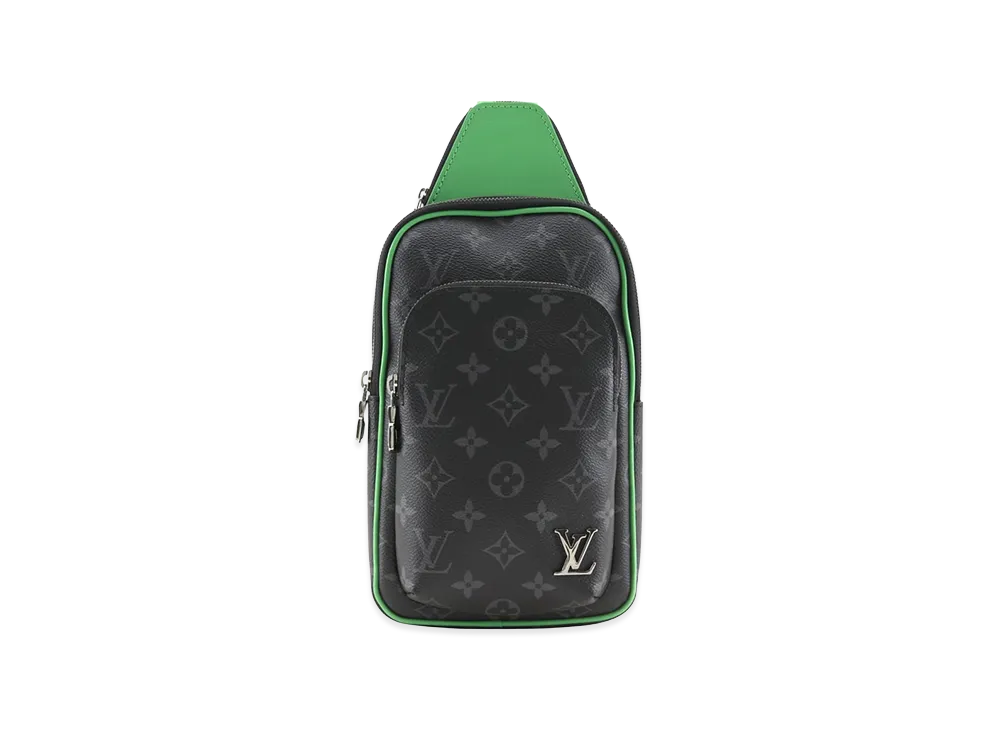 Louis Vuitton Avenue Slingbag PM "Monogram Eclipse" "Black / Green"