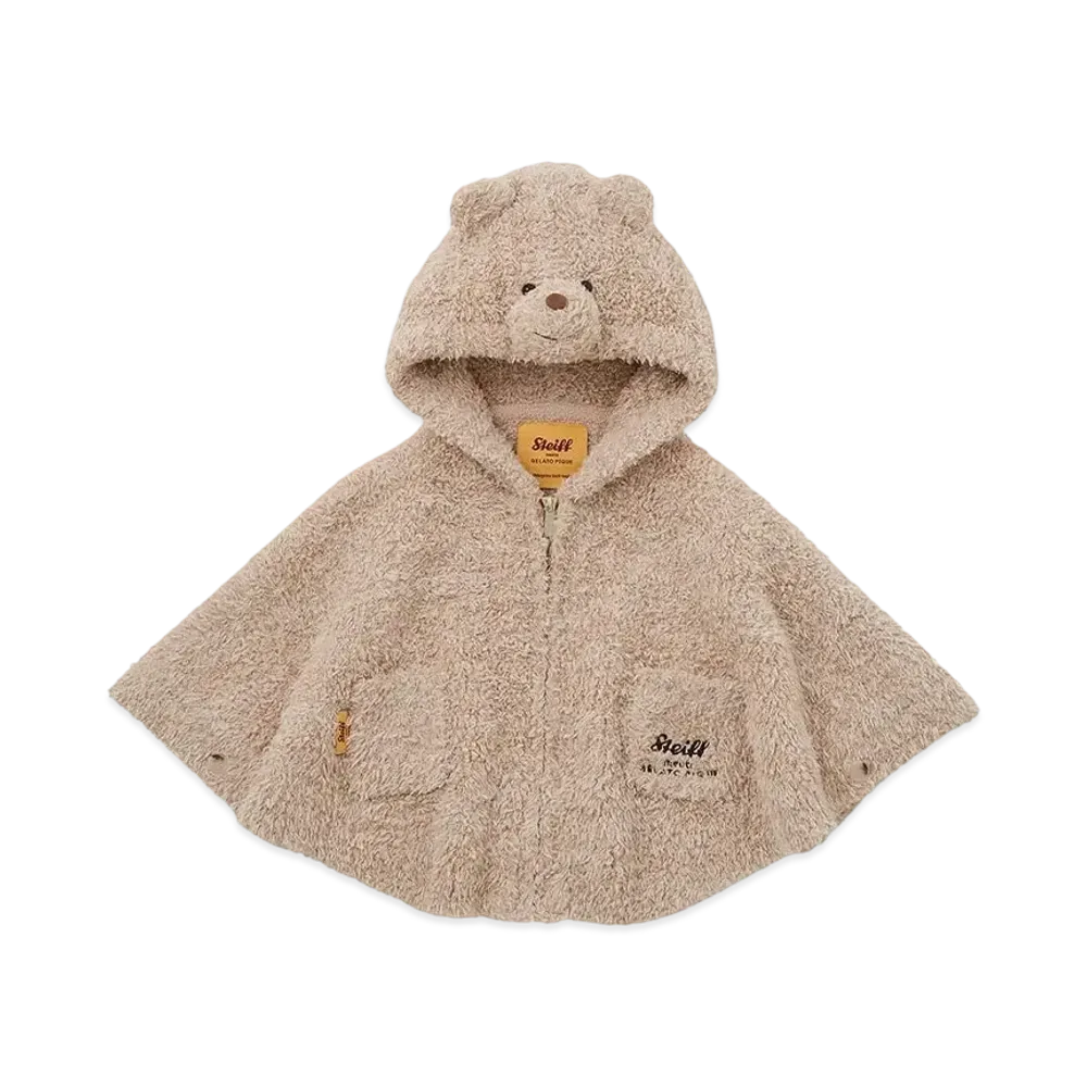 GELATO PIQUE x Steiff Baby Jimmy Poncho "Brown"
