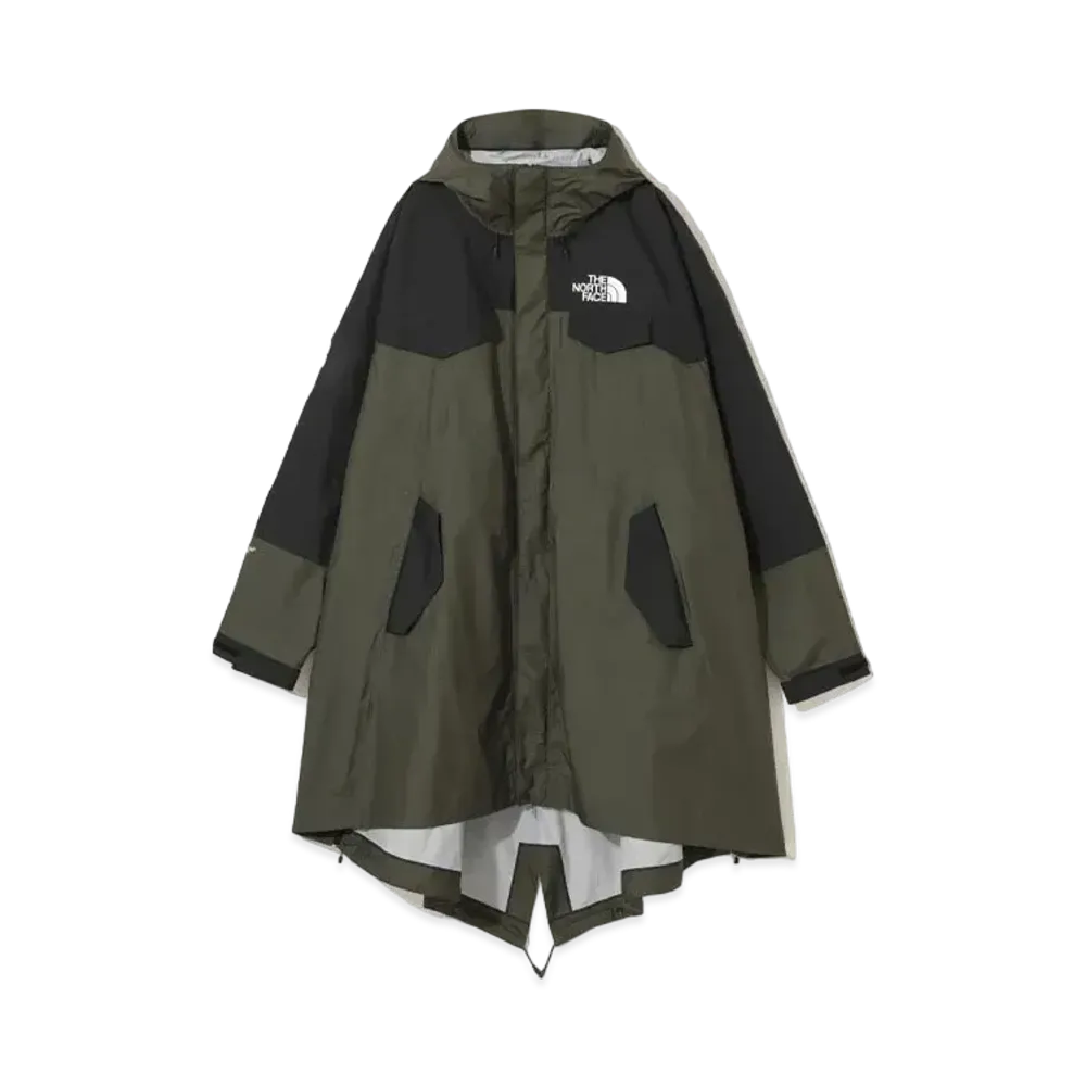UNDERCOVER x THE NORTH FACE SOUKUU SEASON 2 Hike Fishtail Shell Hoodie "Forest Night Green/Black"